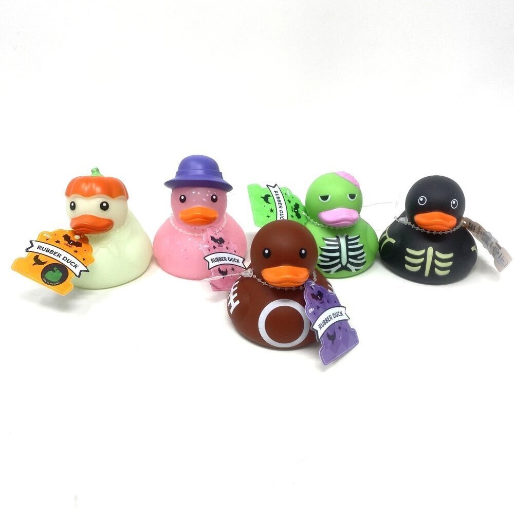 Target Rubber Duck Toy Decor Play Football Pumpkin Witch Zombie Skeleton